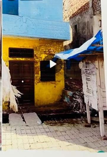 पुरानी बस्ती स्थित श्रीराम जानकी मंदिर तोड़कर किया जा रहा निर्माण।