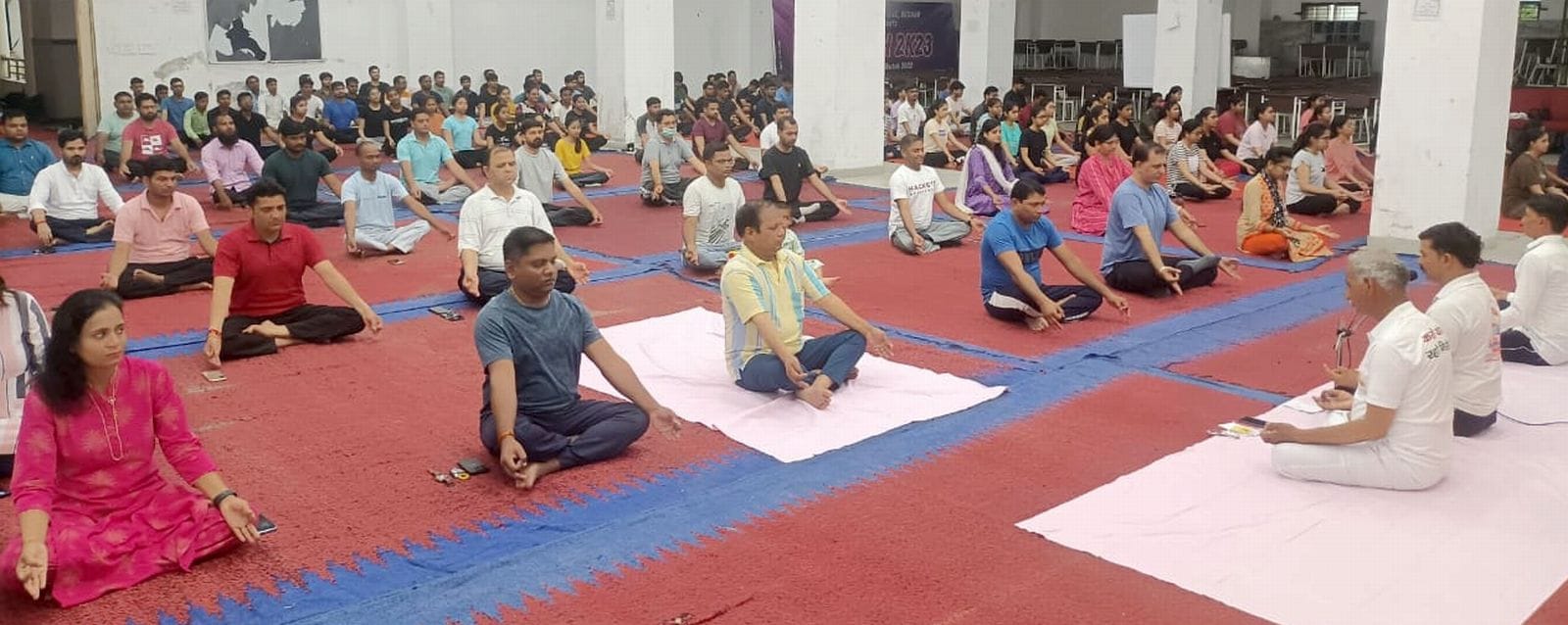 कुंवरगांव में निकाली गई शोभायात्रा। संवाद