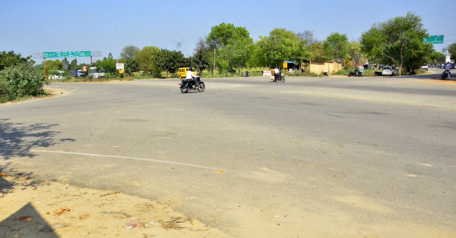 मेडिकल कॉलेज के पास अवंतीबाई तिराहा। संवाद