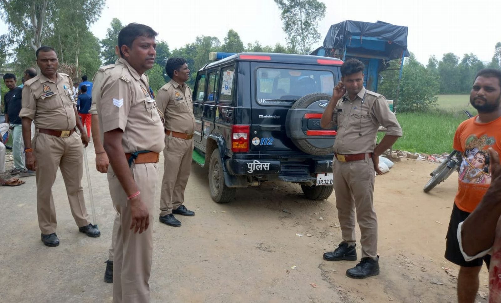 घायल सेल्समैन ऋषिपाल।