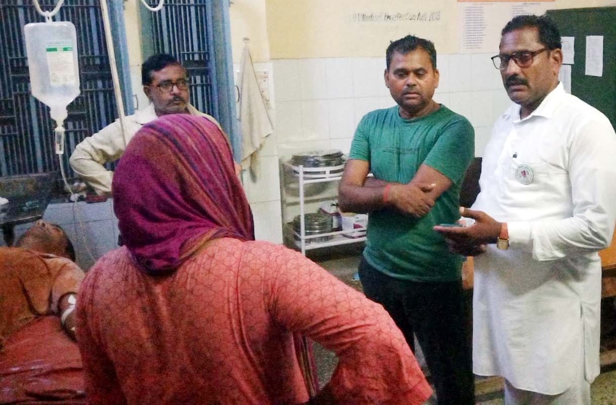 पुवायां सीएचसी पर भर्ती मनीष