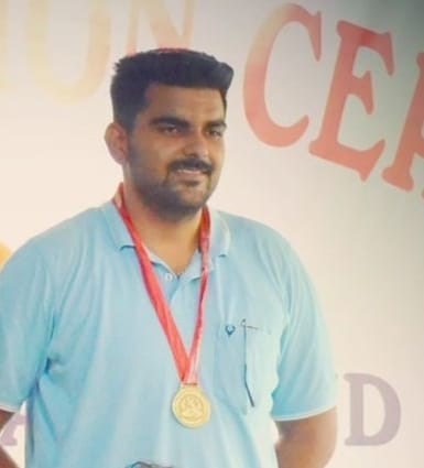 शूटिंग खिलाड़ी अंकुर। शूटिंग खिलाड़ी अंकुर।