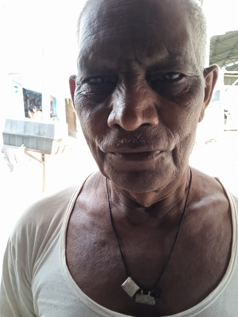 बारिश से गन्ने की गिरी फसल । स्त्रोत - ग्रामीण