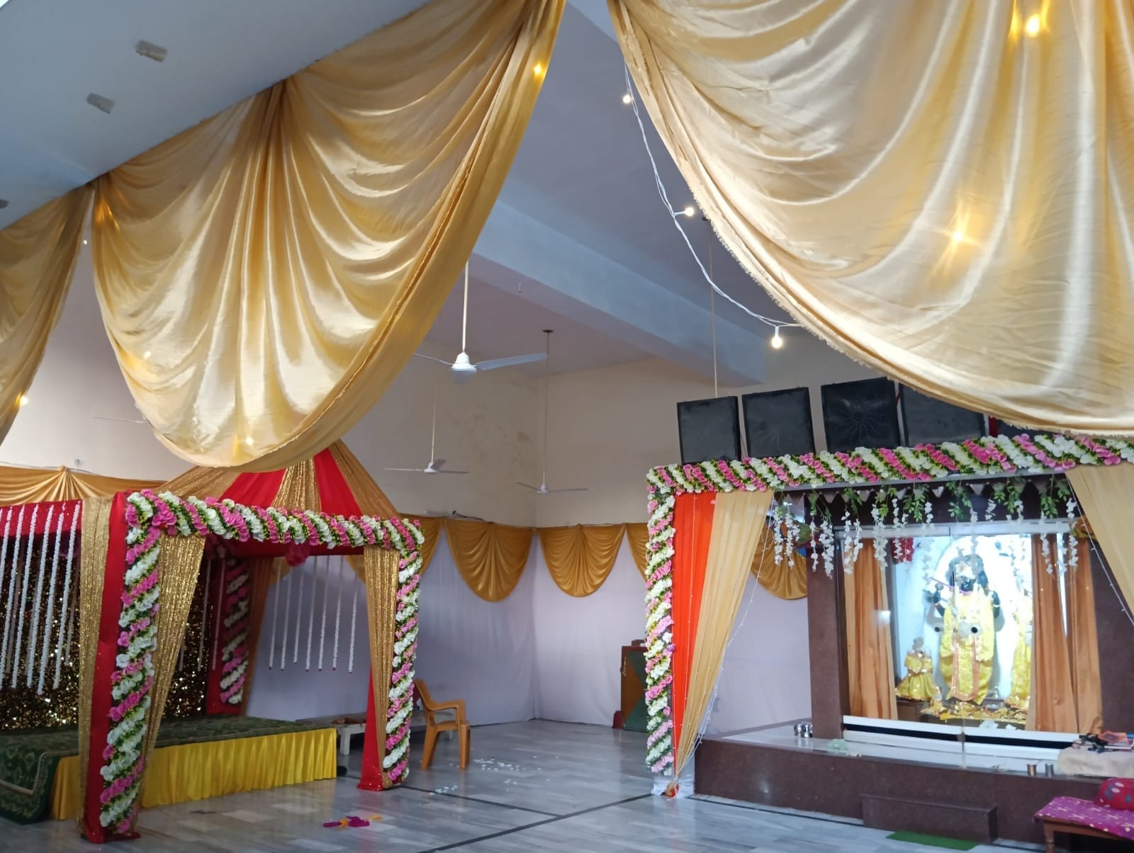 शहर में श्री गणेश चतुथी उत्सव के लिए महाराष्ट से मगाई गई गणेश मूर्ति । संवाद