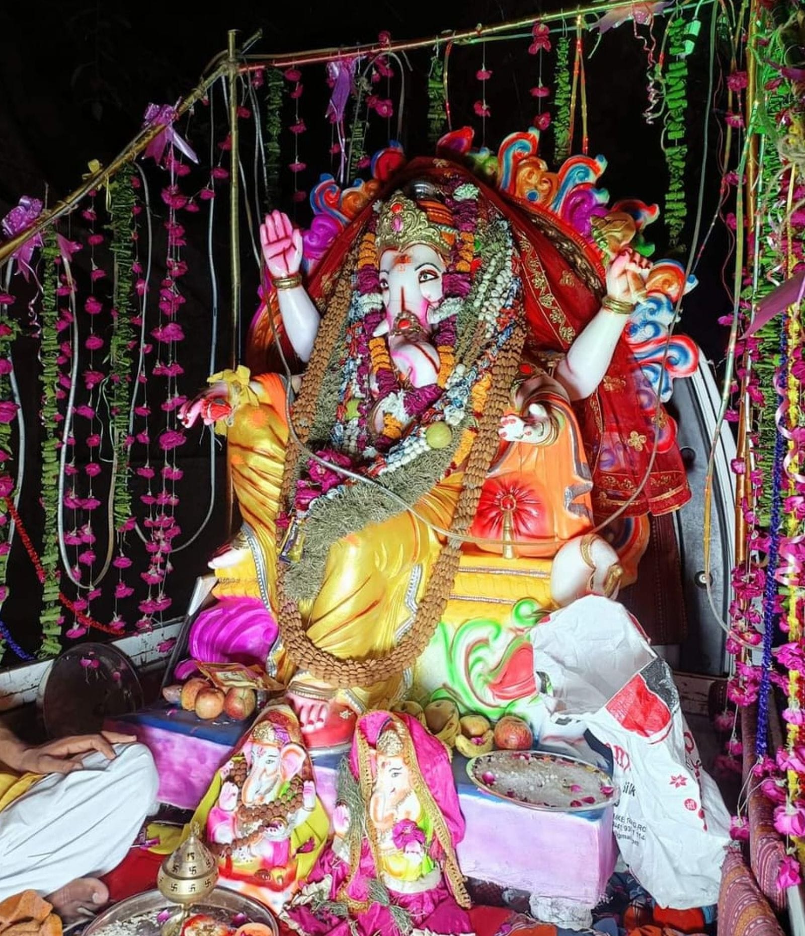 कंवरगांव में निकाली गणेश विर्सजन यात्रा। संवाद