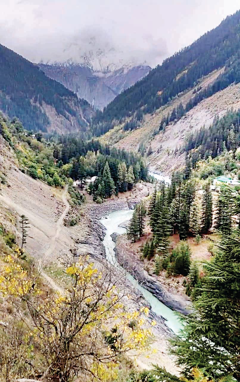शूटिंग के लिए चिह्नित स्थल।