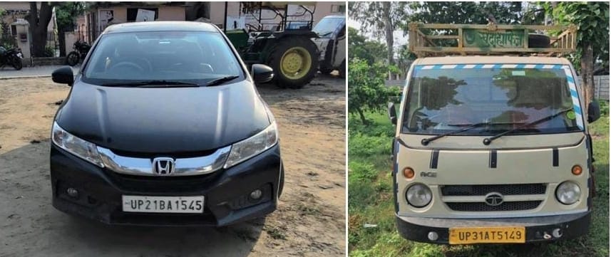 स्मैक बरामदगी का खुलासा करते सीओ गोला