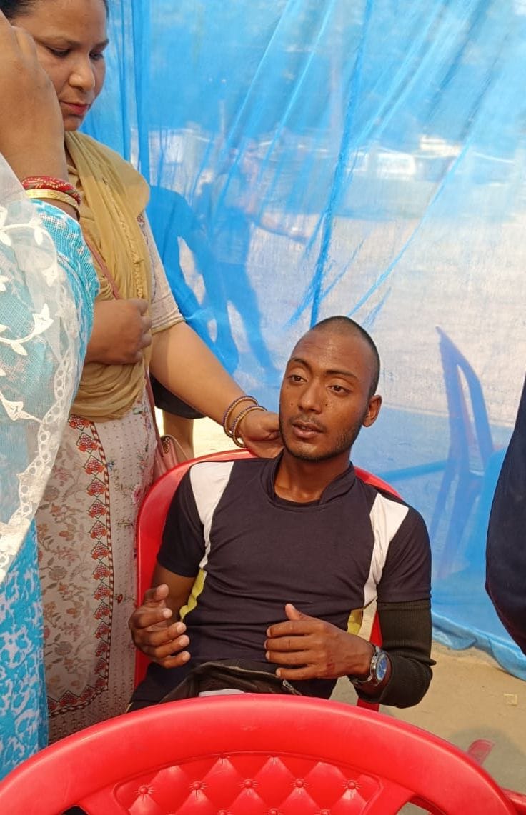 जीआईसी खेल मैदान पर कबड्डी प्रतियोगिता में प्रतिभाग करतीं बालिकाएं। संवाद