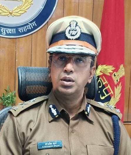 फोटो 28- बी. सतीश बालन पुलिस आयुक्त सोनीपत । फोटो 28- बी. सतीश बालन पुलिस आयुक्त सोनीपत ।
