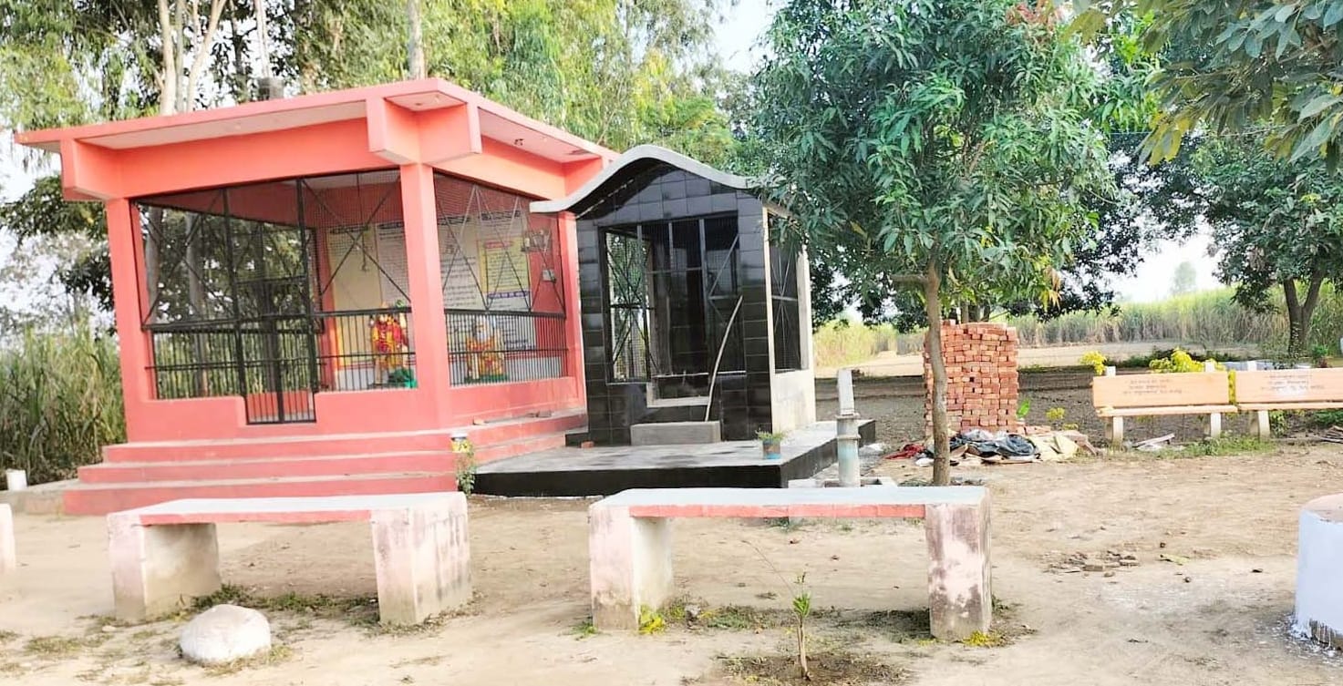 नींदडू क्षेत्र में मुकट सिंह शेखावत संस्थान मौरना का शौर्य स्तंभ। नींदडू क्षेत्र में मुकट सिंह शेखावत संस्थान मौरना का शौर्य स्तंभ।