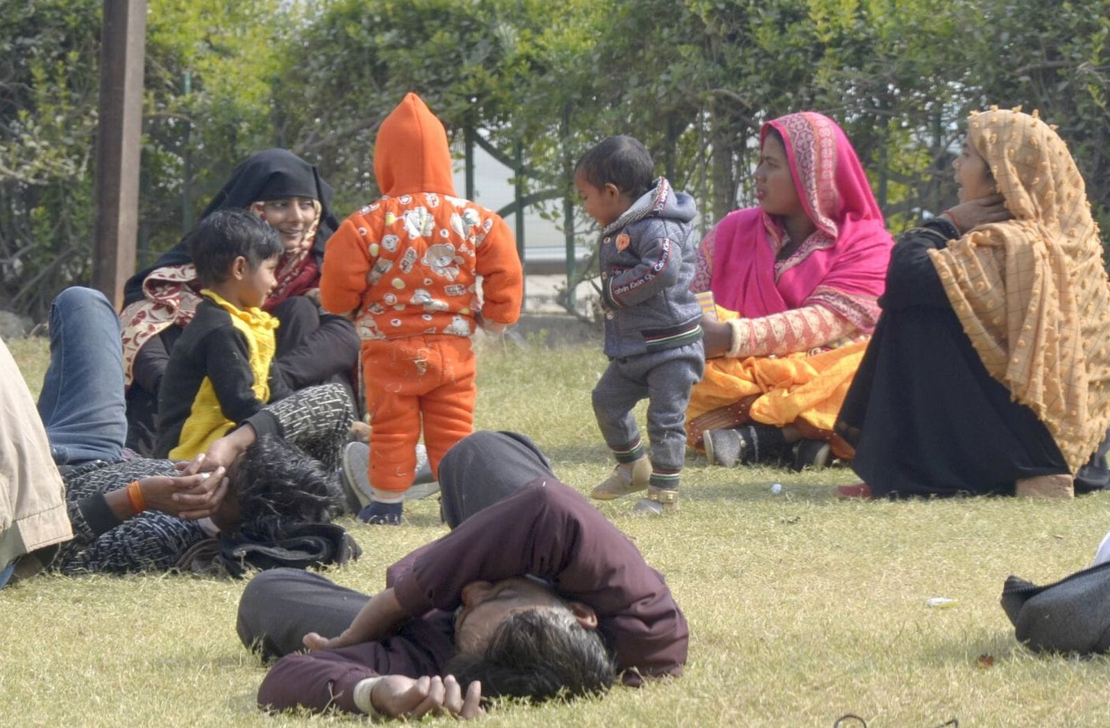 रविवार को सुबह छाया कोहरा। संवाद