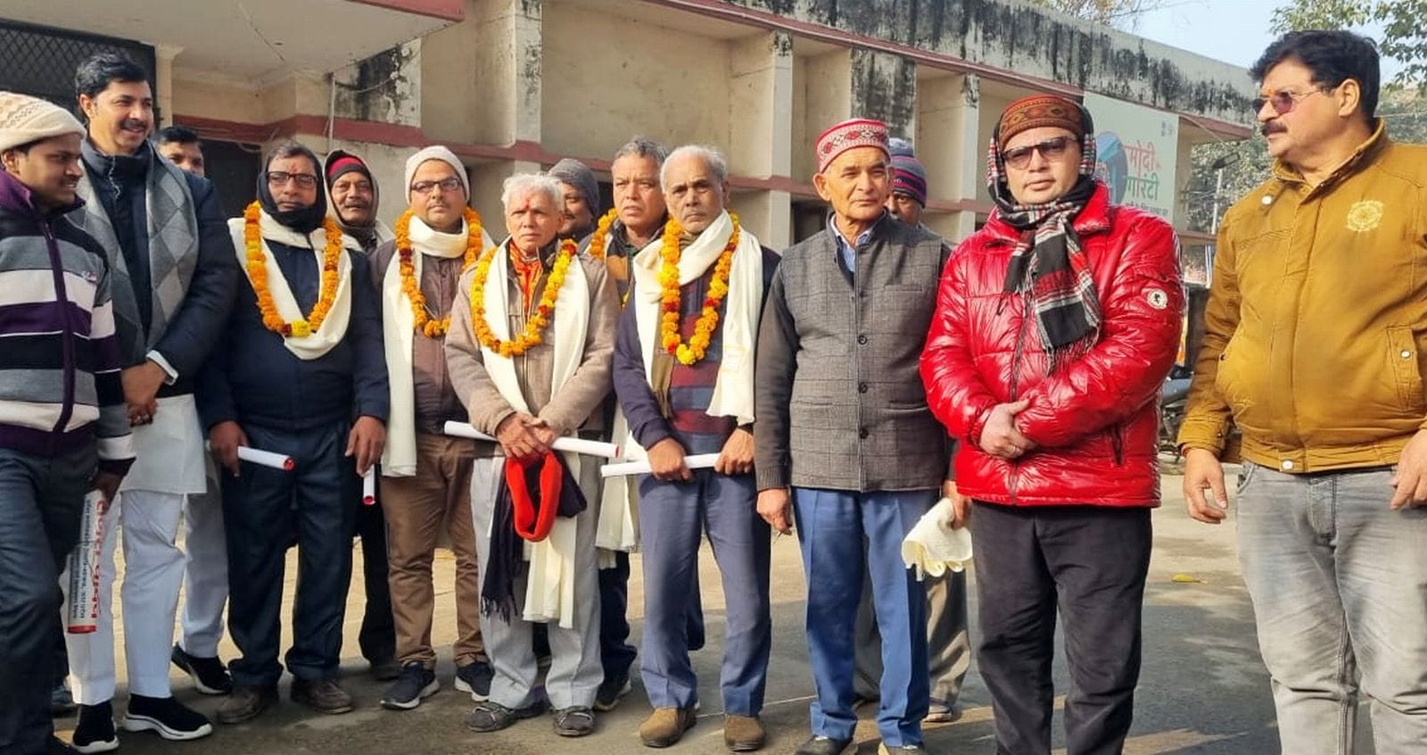 बिरूआबाड़ी मंदिर में श्रीराम उत्सव को लेकर की जा रही तैयारियां। संवाद