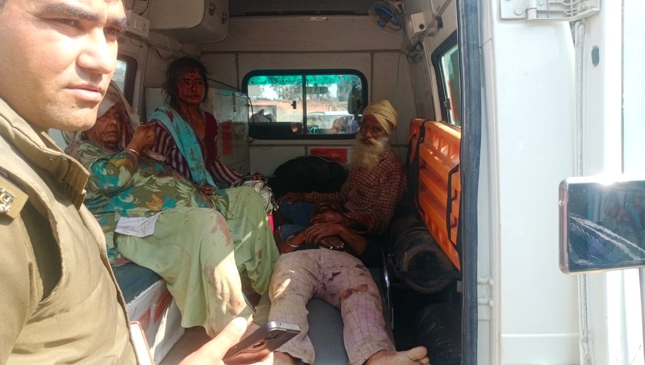 बहेड़ी। घायल कुलजीत कौर