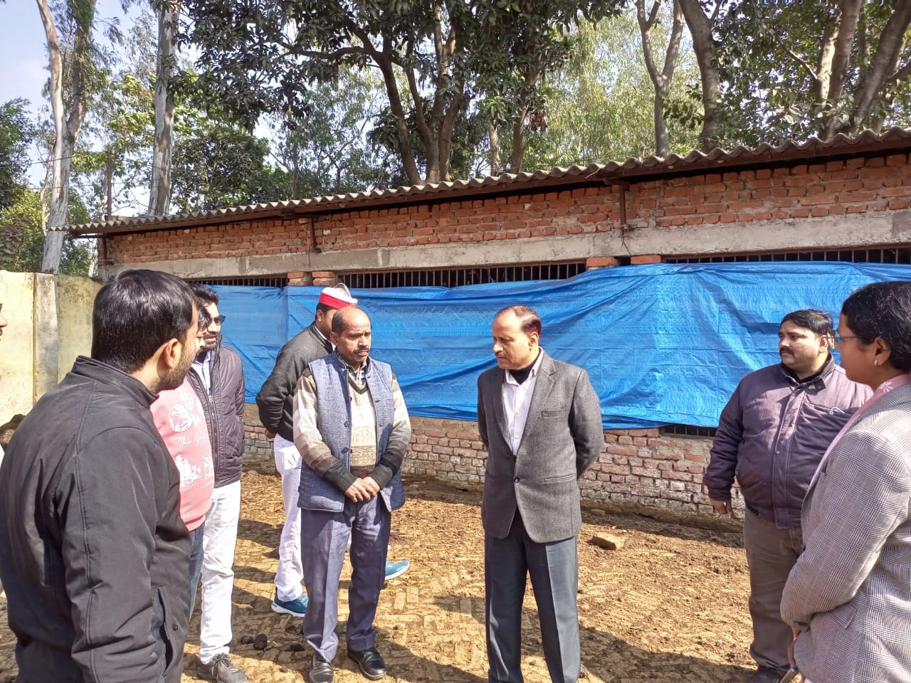 देवीपुरा गौ आश्रय स्थल । संवाद