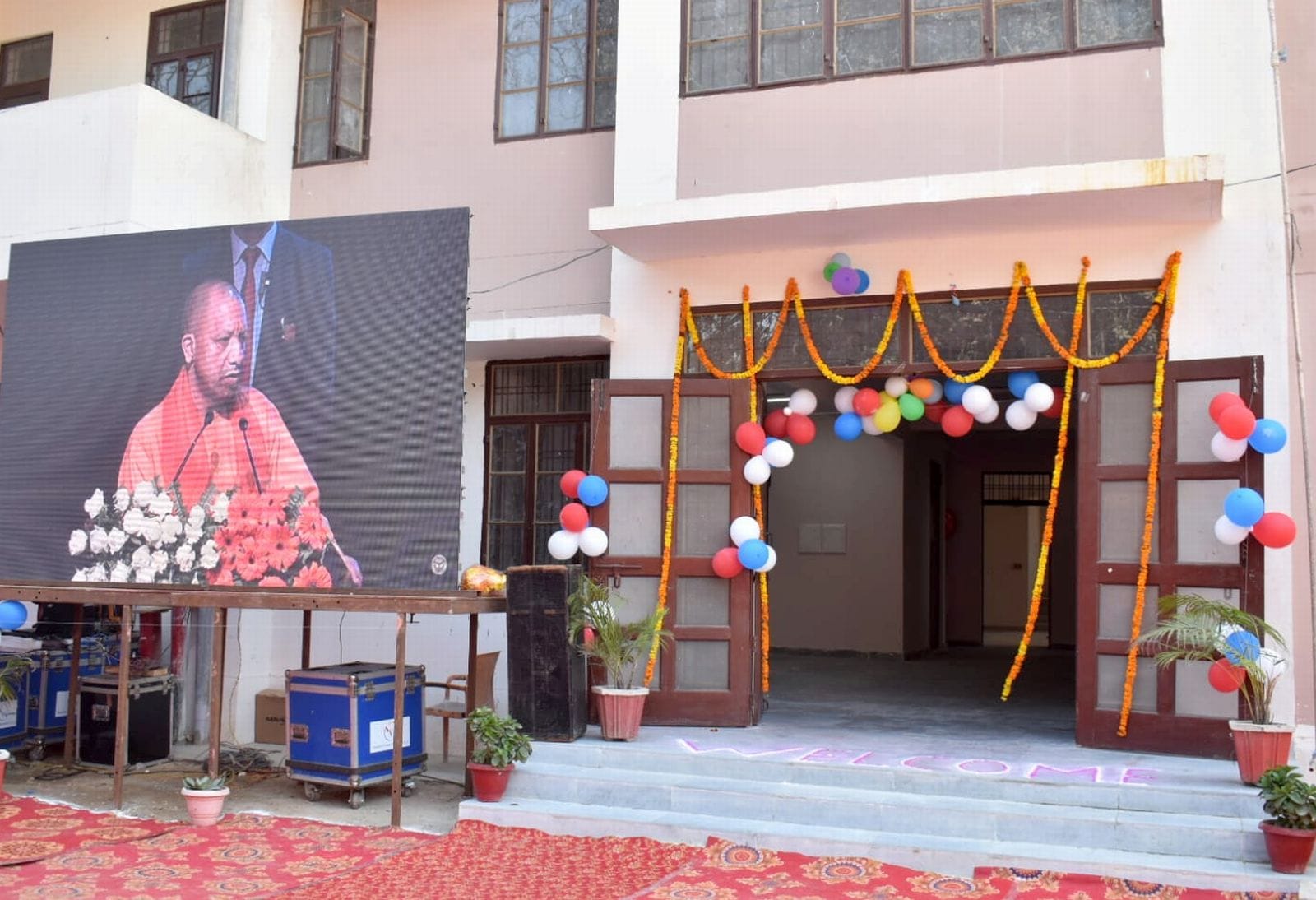 पुलिस लाइन में बनी बिल्डिंग। संवाद पुलिस लाइन में बनी बिल्डिंग। संवाद