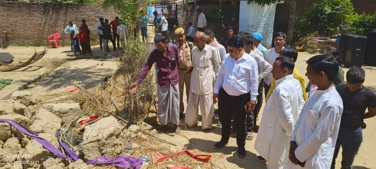 बीसलपुर कें गांव भसुंडा में हादसे में घायल छेदा लाल । संवाद बीसलपुर कें गांव भसुंडा में हादसे में घायल छेदा लाल । संवाद