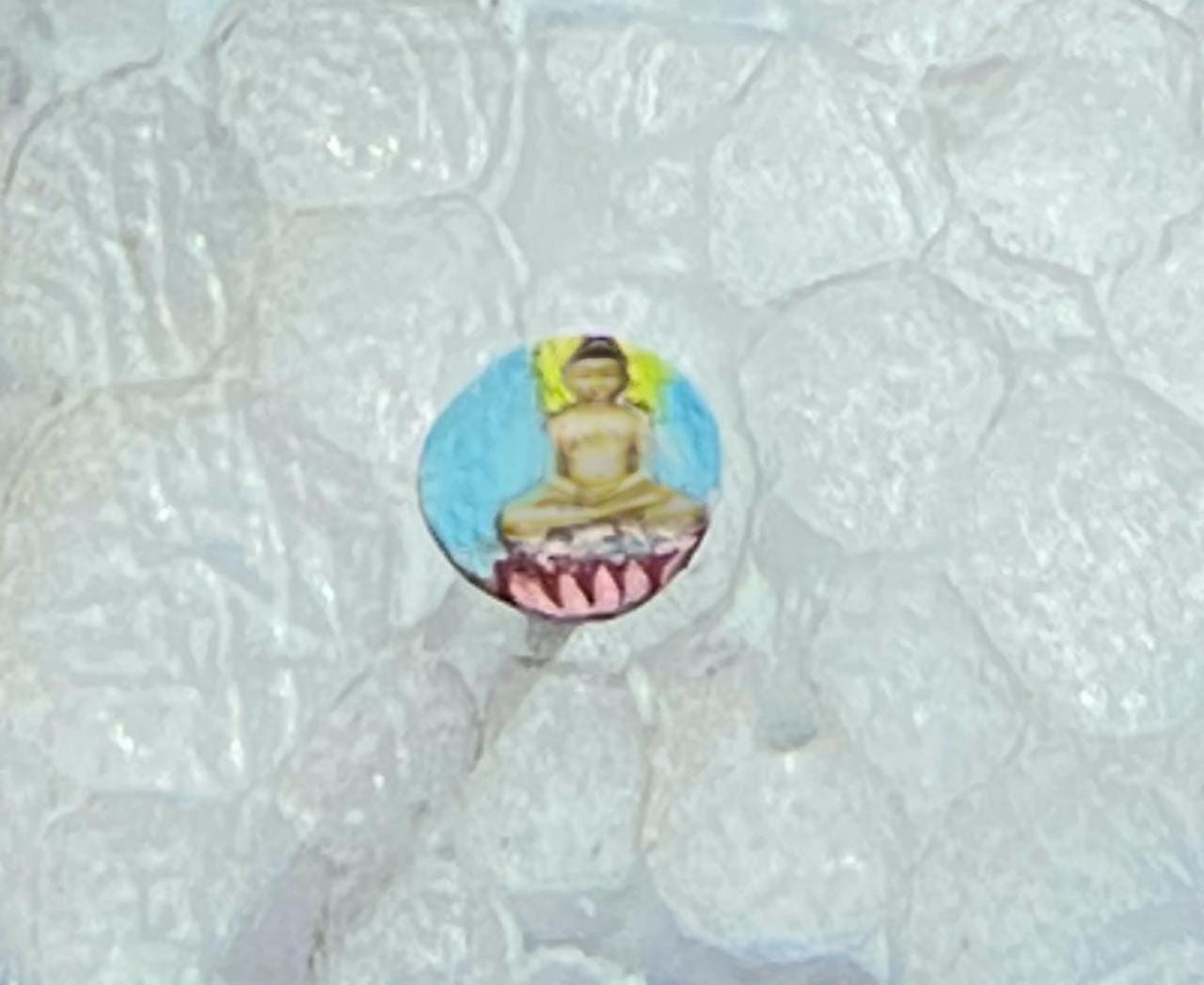 युवा चित्रकार चित्रांगदा ने 5 mm की कील पर बना दी महावीर स्वामी की पेंटिंग युवा चित्रकार चित्रांगदा ने 5 mm की कील पर बना दी महावीर स्वामी की पेंटिंग