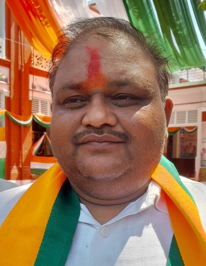 लोकसभा उम्मीदवार अरुण सागर। संवाद लोकसभा उम्मीदवार अरुण सागर। संवाद