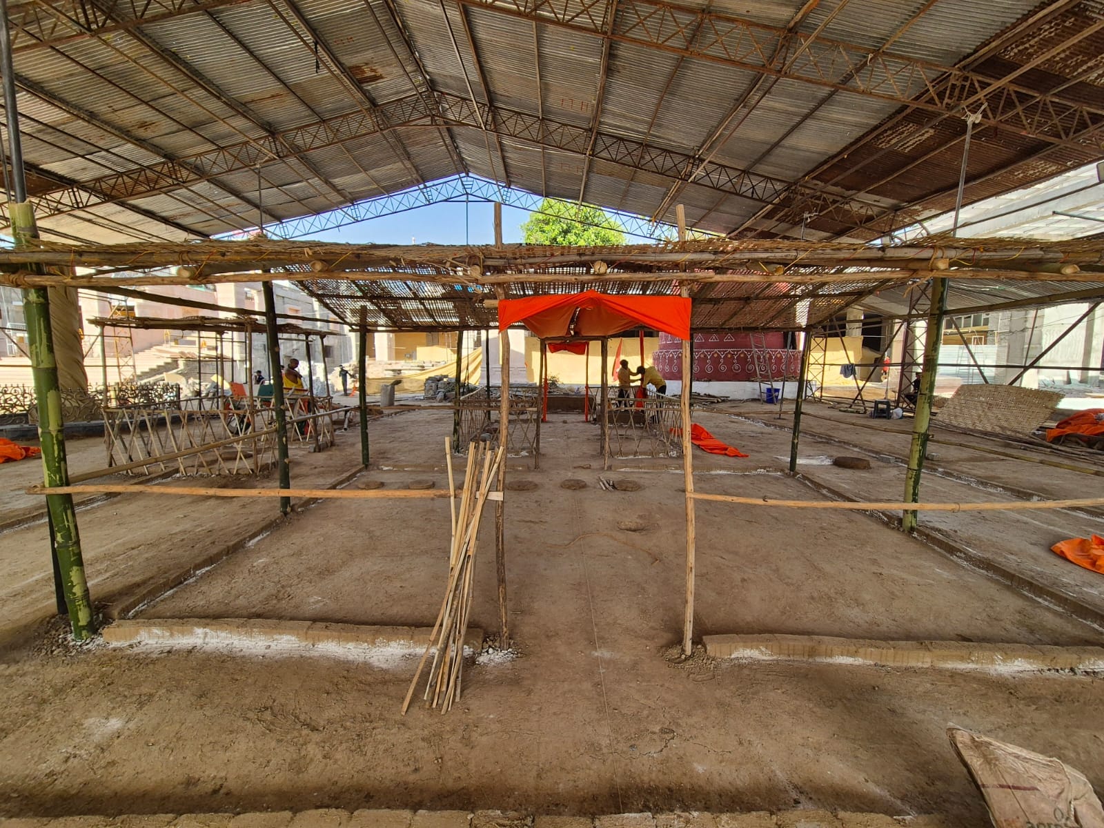 यज्ञ की तैयारी.....