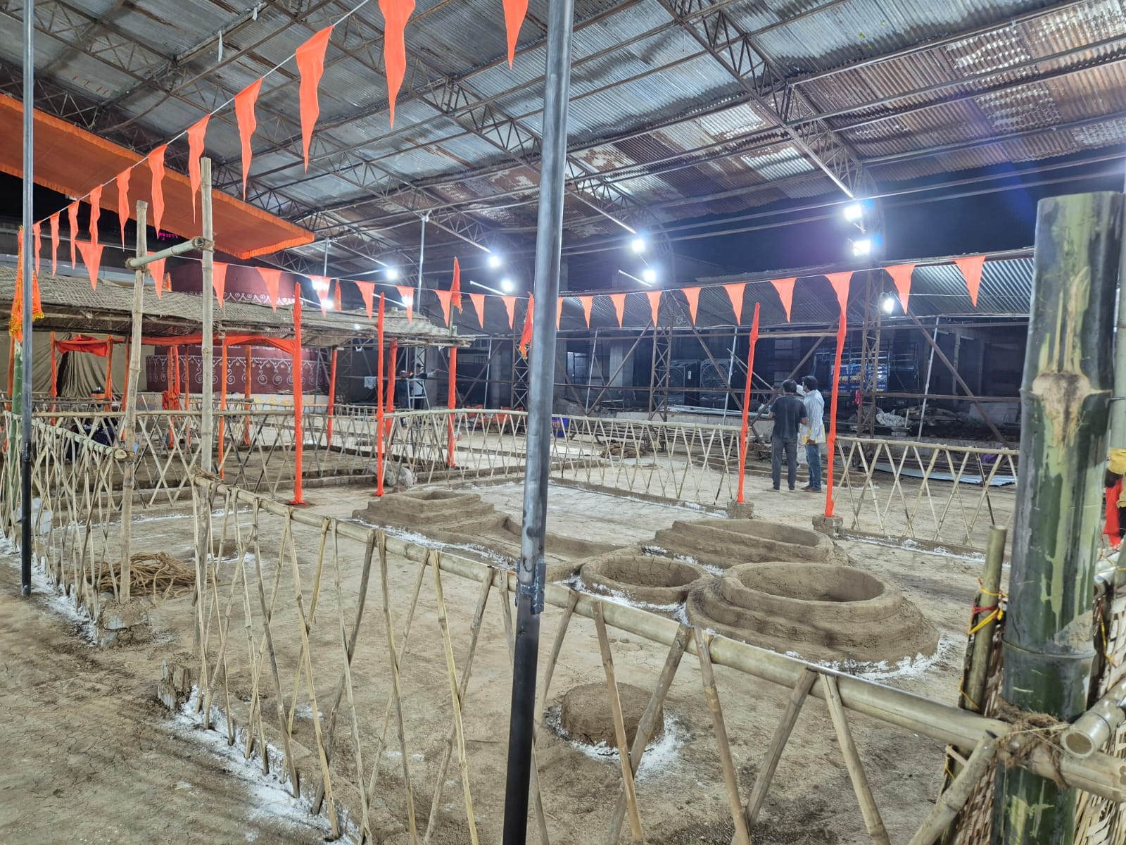 यज्ञ की तैयारी.....