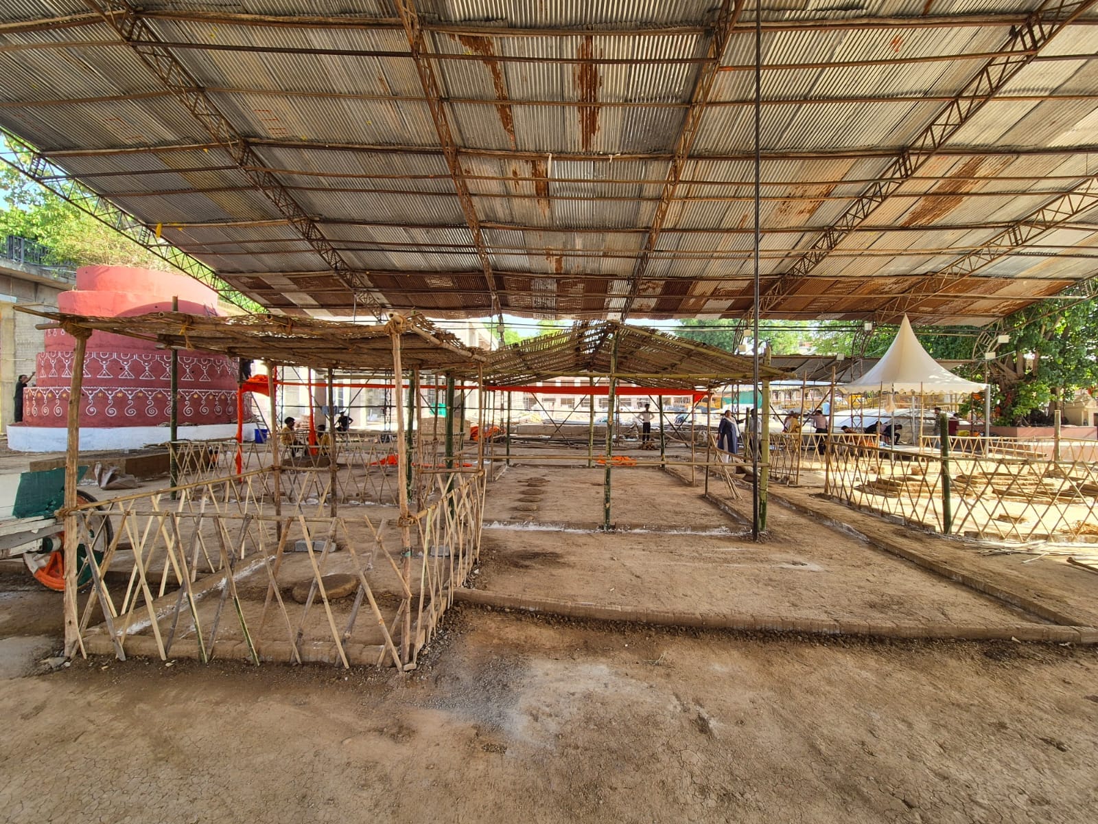 यज्ञ की तैयारी.....