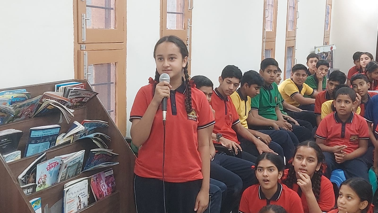 केवी स्कूल सलोह की छात्रा अर्शिता।संवाद