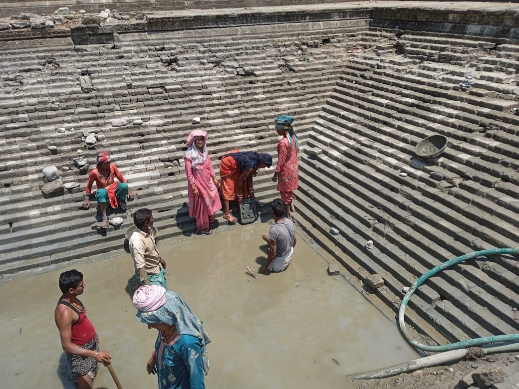 जलाड़ी में मिली भगवान नरसिंह की मूर्ति। संवाद जलाड़ी में मिली भगवान नरसिंह की मूर्ति। संवाद