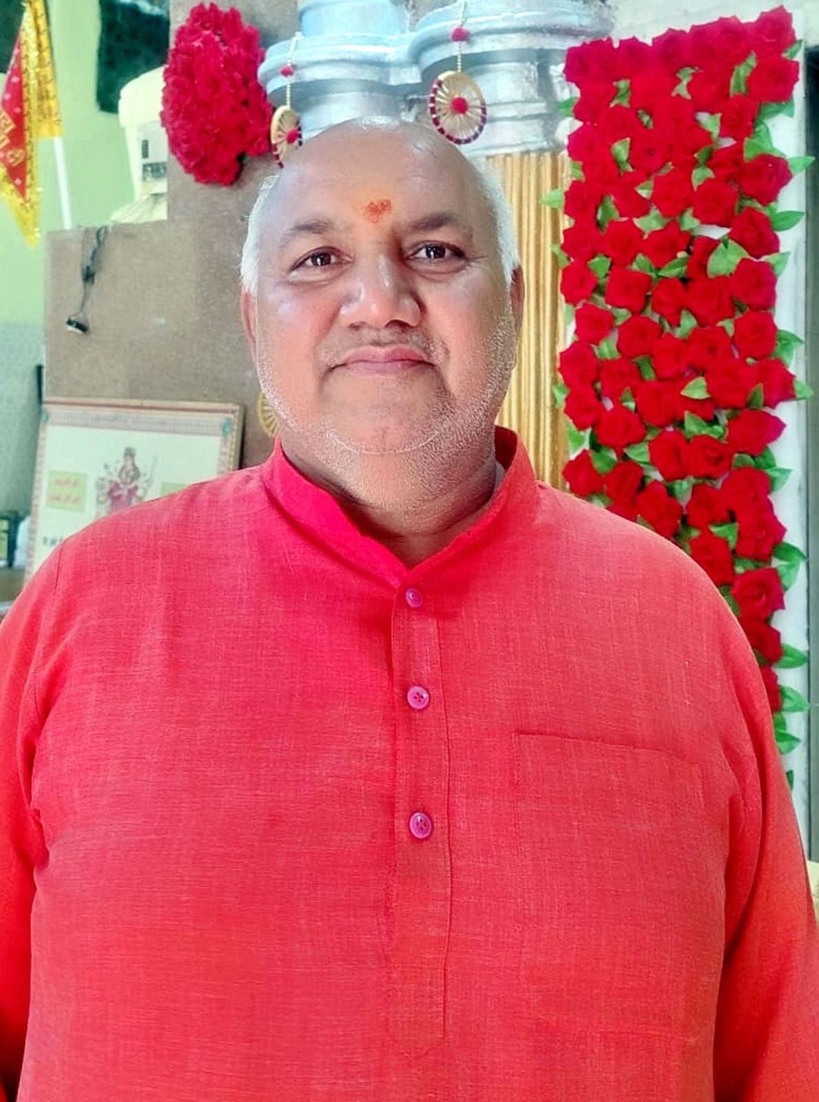 15जेएनडी23 : जयंती देवी मंदिर के पुजारी नवीन शास्त्री। संवाद 15जेएनडी23 : जयंती देवी मंदिर के पुजारी नवीन शास्त्री। संवाद