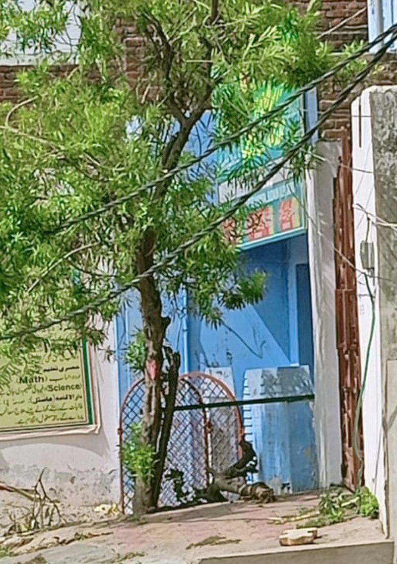 उसहैत के वार्ड नंबर 11 में घर के द्वार ऐसे लगे हैं खतरे के तार। देखर निकल जाते हैं अभियंता और उसहैत के वार्ड नंबर 11 में घर के द्वार ऐसे लगे हैं खतरे के तार। देखर निकल जाते हैं अभियंता और