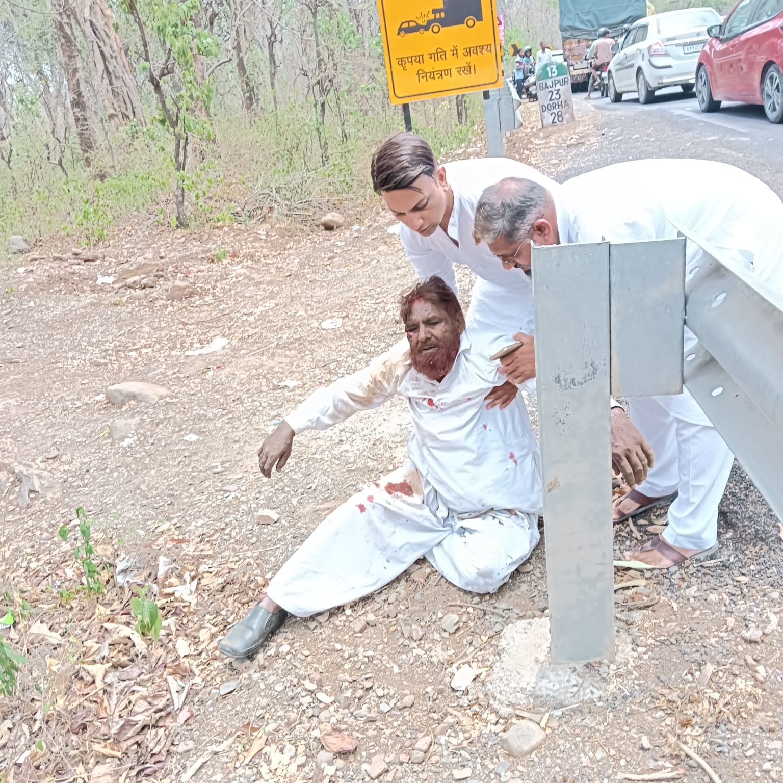 कालाढूंगी सड़क हादसे के घायल