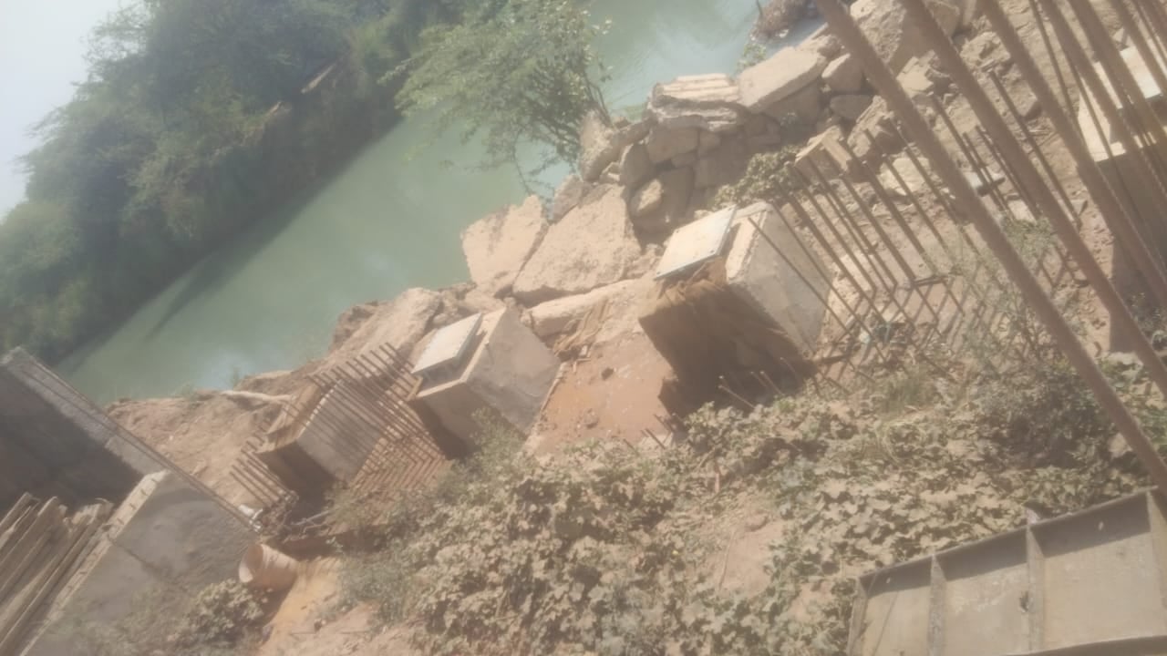 कुरुक्षेत्र। एसवाईएल व नरवाना ब्रांच नहर पर तैयार किया जा रहा पुल। संवाद कुरुक्षेत्र। एसवाईएल व नरवाना ब्रांच नहर पर तैयार किया जा रहा पुल। संवाद