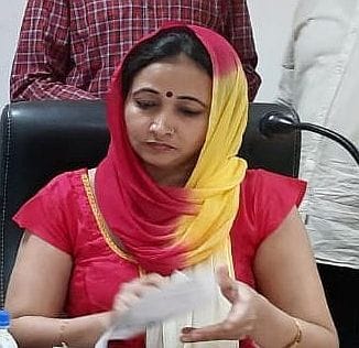 27जेएनडी36 : जिला परिषद चेयरपर्सन मनीषा रंधावा। संवाद 27जेएनडी36 : जिला परिषद चेयरपर्सन मनीषा रंधावा। संवाद