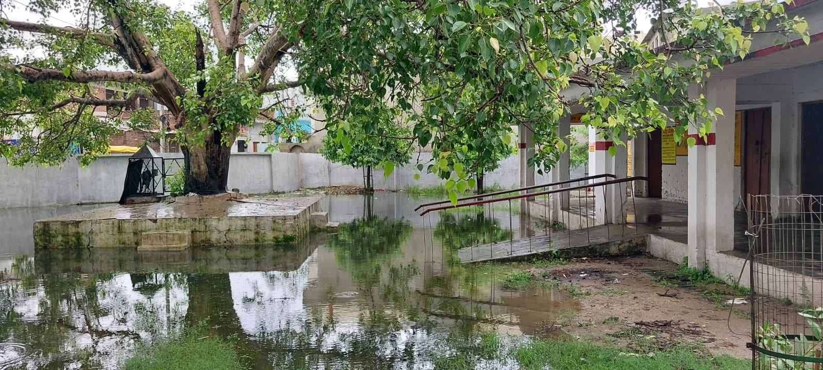 बीसलपुर के गांव कंपरी में दलदल बनी सड़क।स्रोत:ग्रामीण