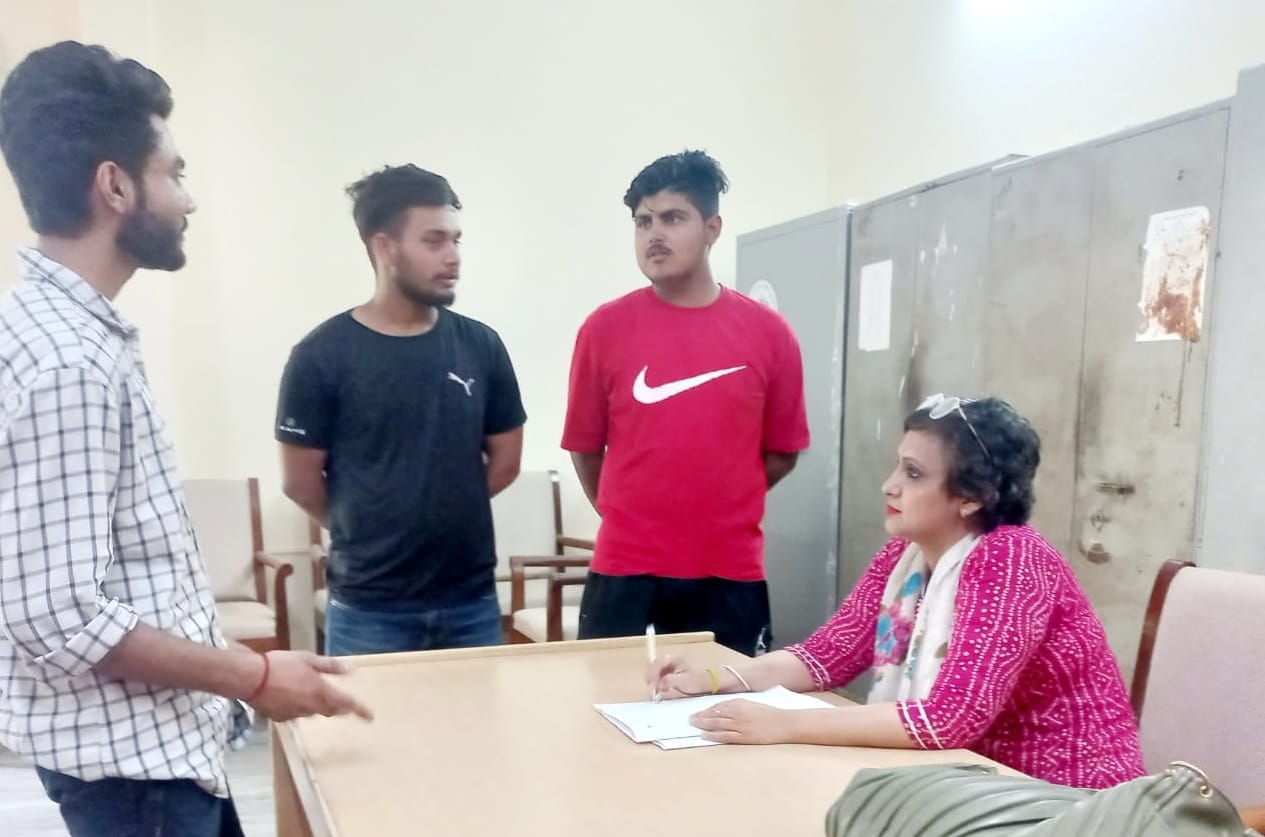 कुरुक्षेत्र। राजकीय कन्या महाविद्यालय पलवल। संवाद