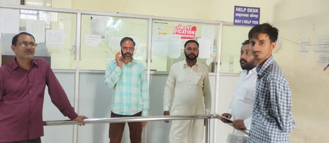 अंबाला छावनी तहसील में छाया सन्नाटा। संवाद अंबाला छावनी तहसील में छाया सन्नाटा। संवाद