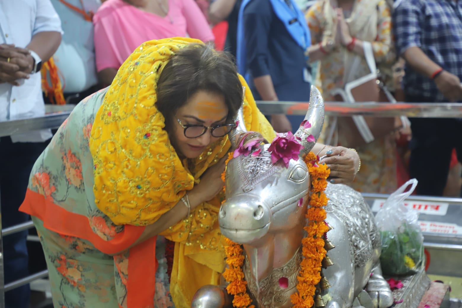 बाबा महाकाल के दर्शन करने पहुंचे अभिनेत्री सुश्री जयाप्रदा...