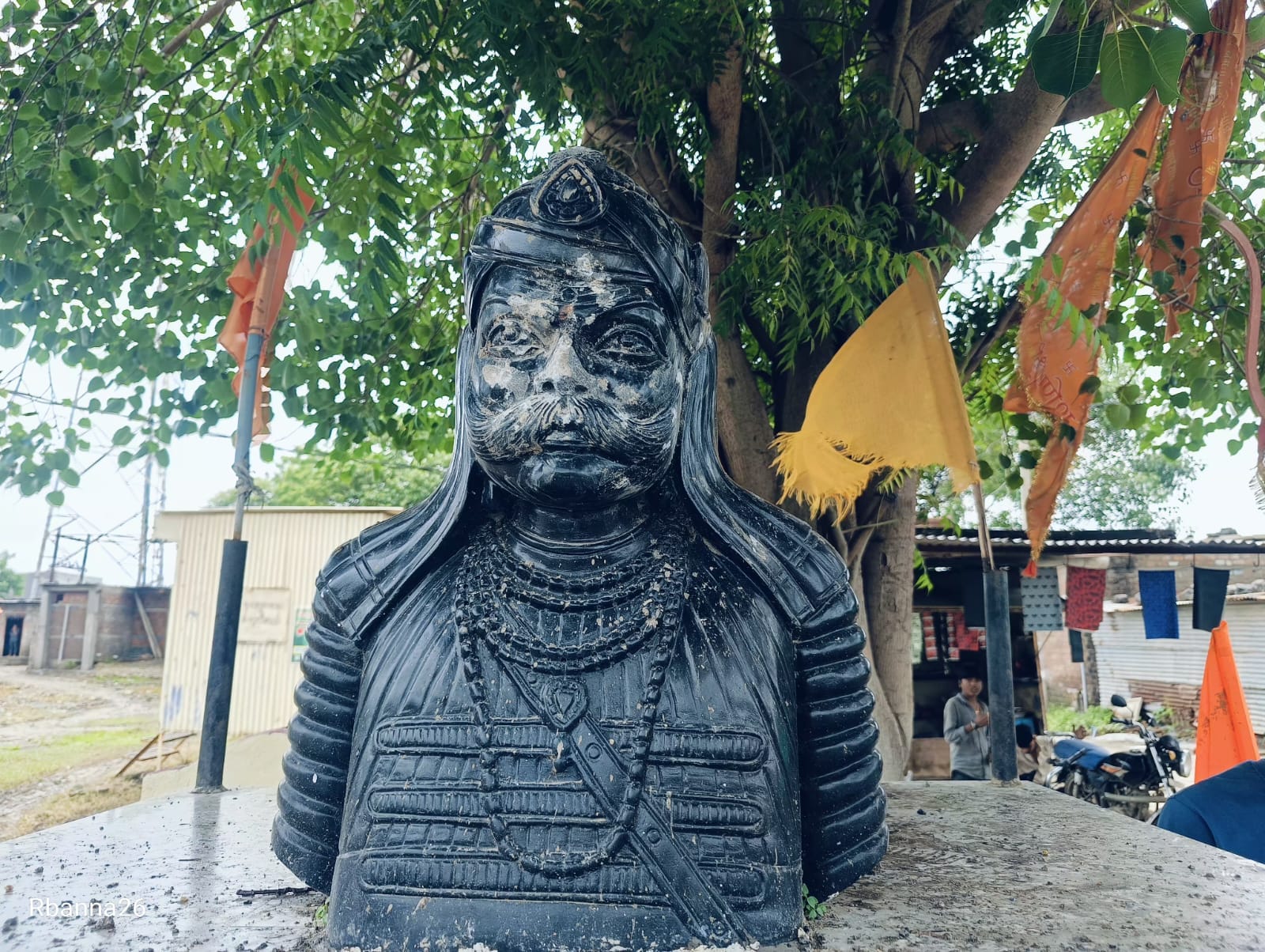 बड़नगर के ग्राम नवदा मे महाराणा प्रताप की प्रतिमा तोड़ने का प्रयास....