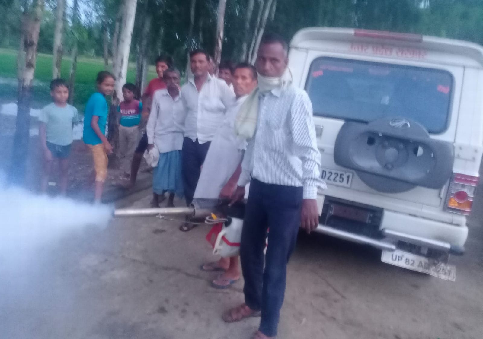 गांव खेड़ा जलालपुर में हो रहा जलभराव। संवाद