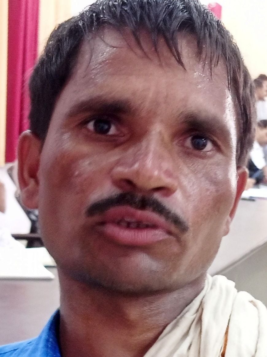 समाधान दिवस की खबर में, बीना देवी। संवाद