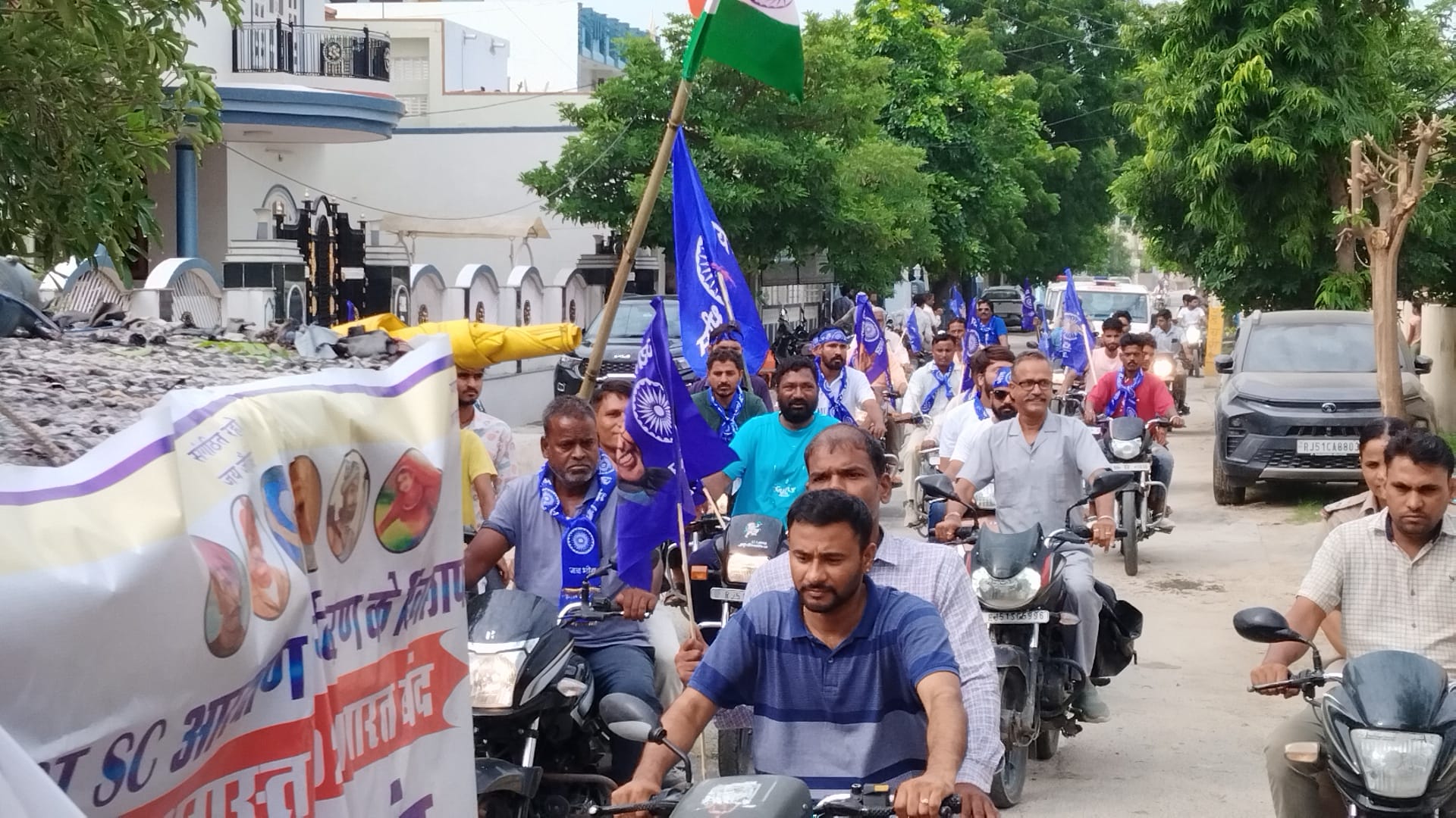 भीलवाड़ा और शाहपुरा में भारत बंद का व्यापक असर, पुलिस और प्रशासन की कड़ी निगरानी वीडियो 