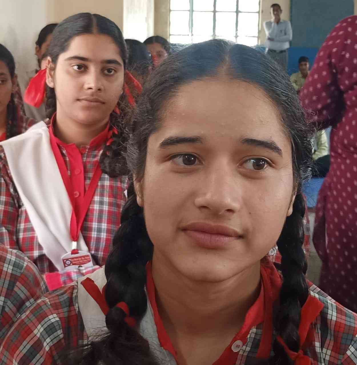 धर्मपुर स्कूल की छात्रा भूमि। संवाद धर्मपुर स्कूल की छात्रा भूमि। संवाद