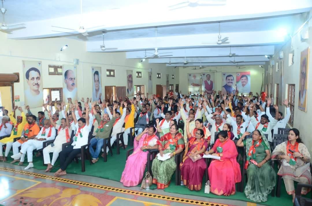 भाजपा जिला कार्यालय पर हुआ कार्यशाला का आयोजन