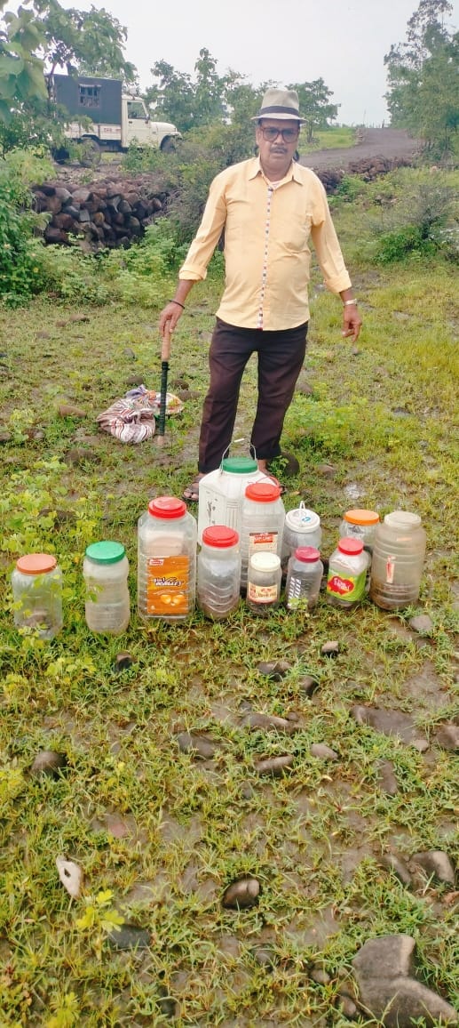 सागर पकड़े गए सांपो को जंगल मैं छोड़ता स्नेक कैचर ...live video..