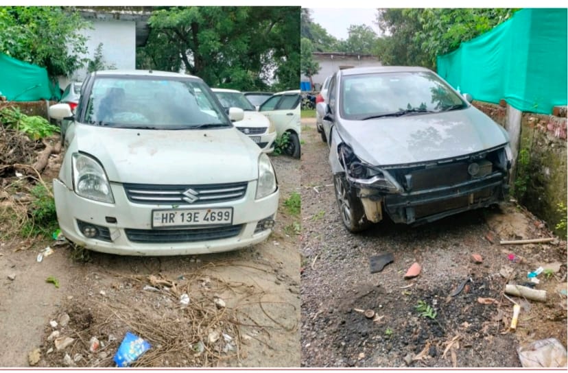 सिरोही। पुलिस द्वारा स्विफ्ट डिजायर कार में ले जाया जा रहा 12.25 लाख रुपए कीमत का 81.700 किलोग्