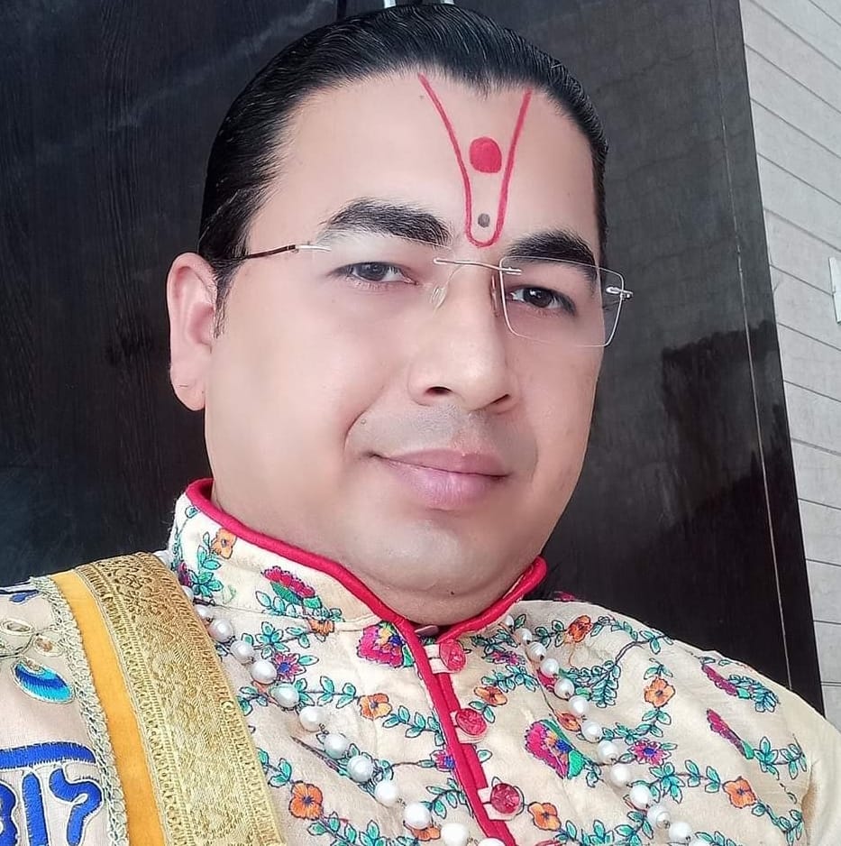16सीटीके26....पंडित सुनील शास्त्री (सामड़)। संवाद