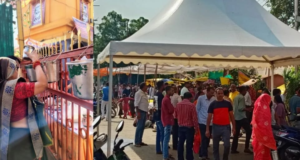 तर्पण पूजन अर्चन और दान से हुई पितरों की विदाई.....सिद्धवट, रामघाट, गयाकोटा तीर्थ पर श्रद्धालुओ