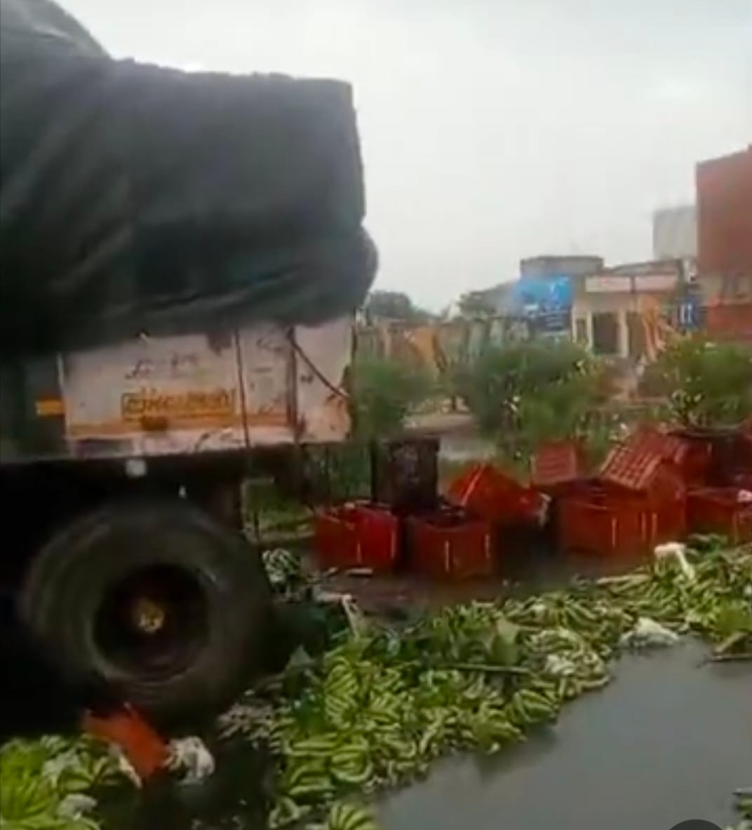 सिरोही। आगे चल रहे ट्रोले से जा भिड़ा पीछे से आ रहा केले से भरा तेज रफ़्तार ट्रक, केबिन में फं सिरोही। आगे चल रहे ट्रोले से जा भिड़ा पीछे से आ रहा केले से भरा तेज रफ़्तार ट्रक, केबिन में फं