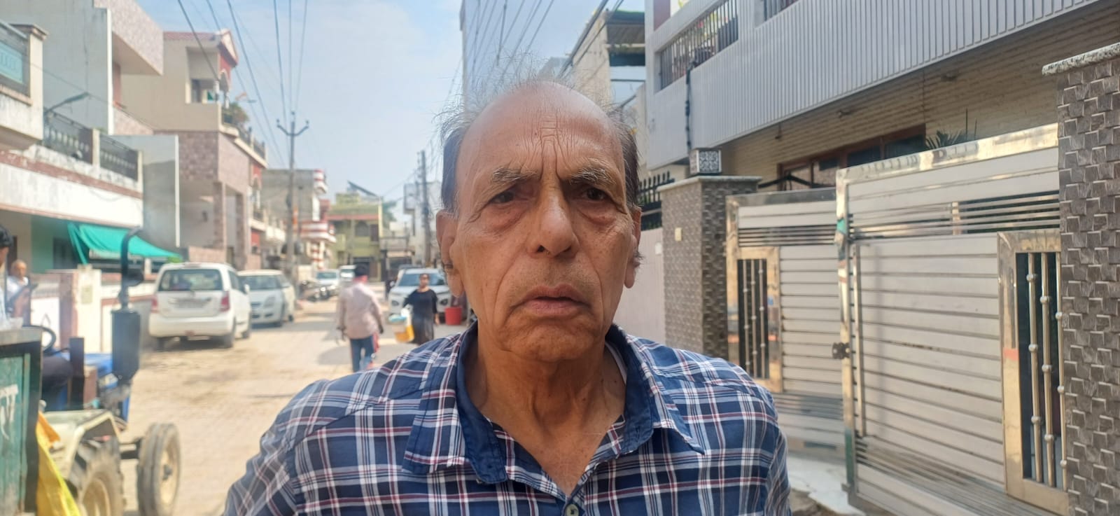 नन्हेडा स्थित विदया नगर में आ रहा गंदा पानी। नन्हेडा स्थित विदया नगर में आ रहा गंदा पानी।