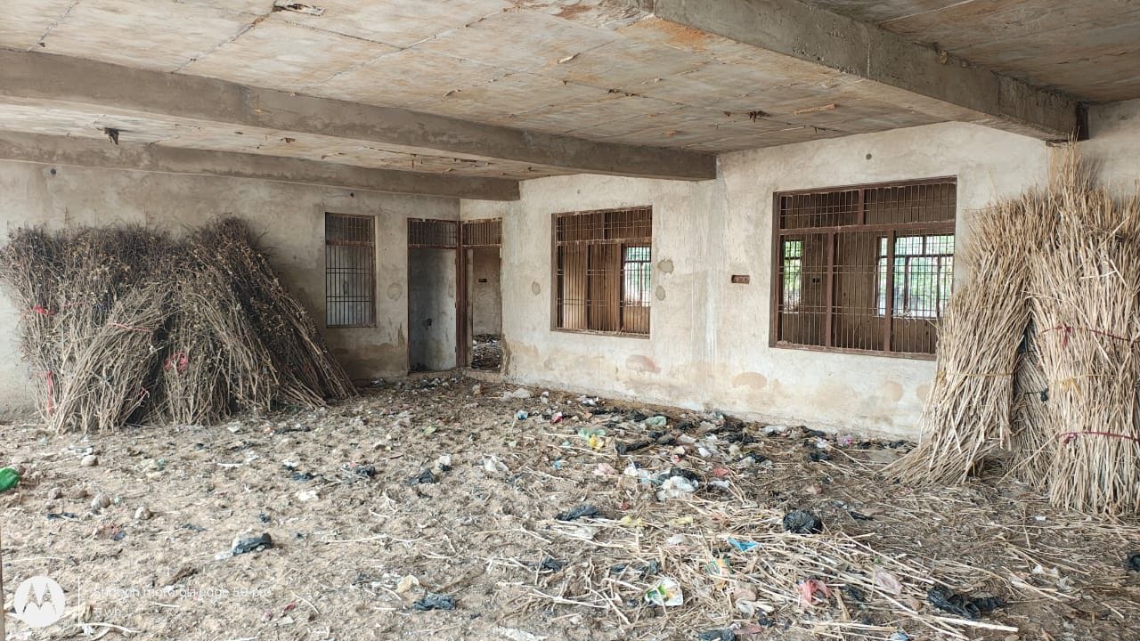 फोटो संख्या:51- मोहल्ला सैनीपुरा में निर्माणाधीन सामुदायिक भवन--संवाद