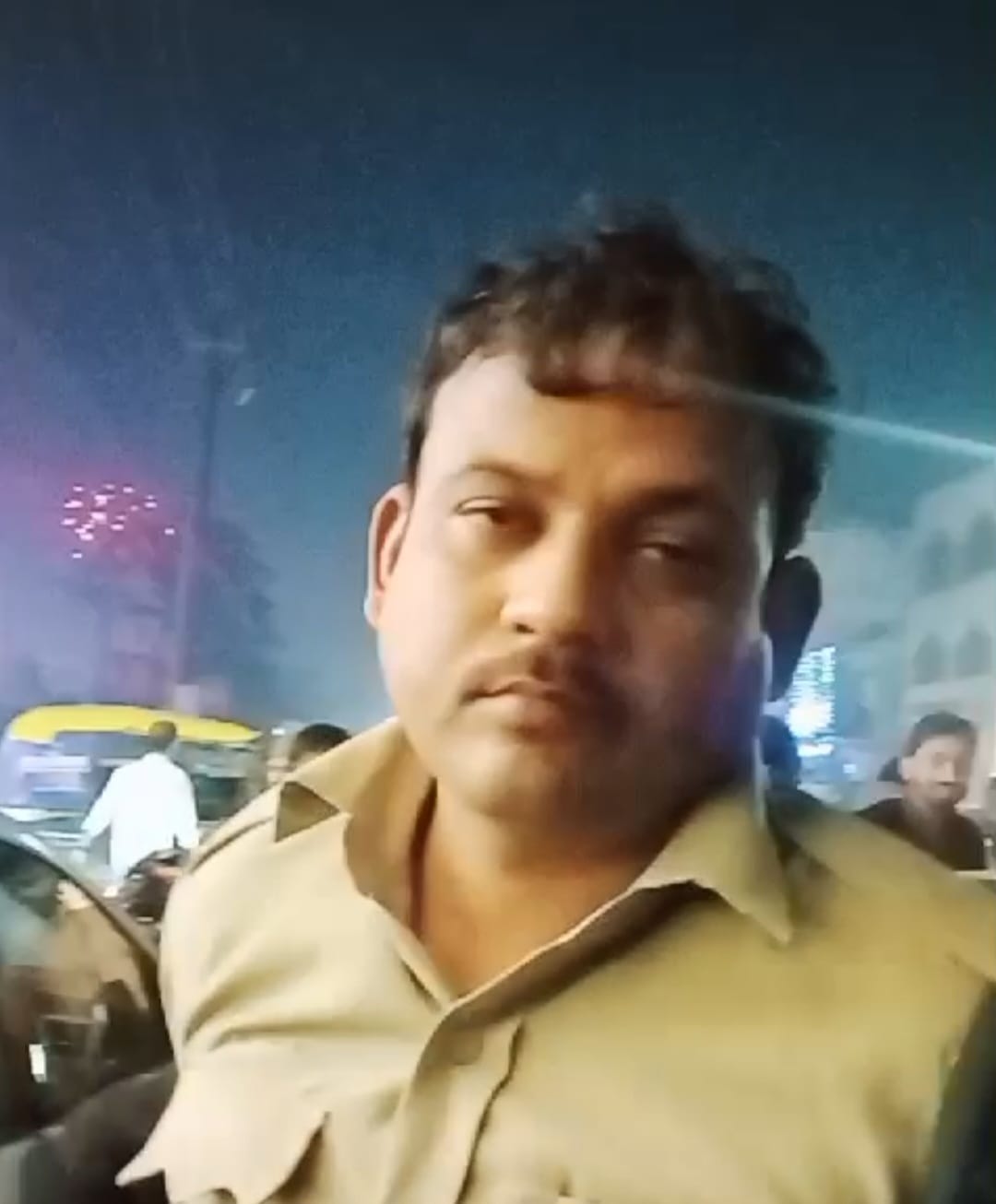 नशे में होमगार्ड सैनिक